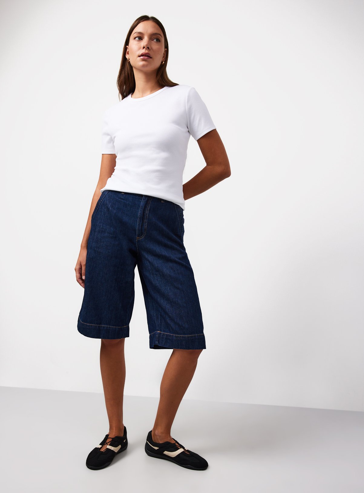 Dark Rinse Denim Co-ord Jorts 22 - Image 2 thumbnail